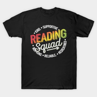 Reading Squad Teacher Reader Librarian T-Shirt